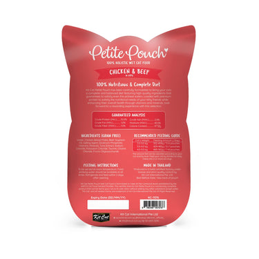 Kit Cat Petite Pouch 70g – Chicken & Beef (1 Box -24pcs)